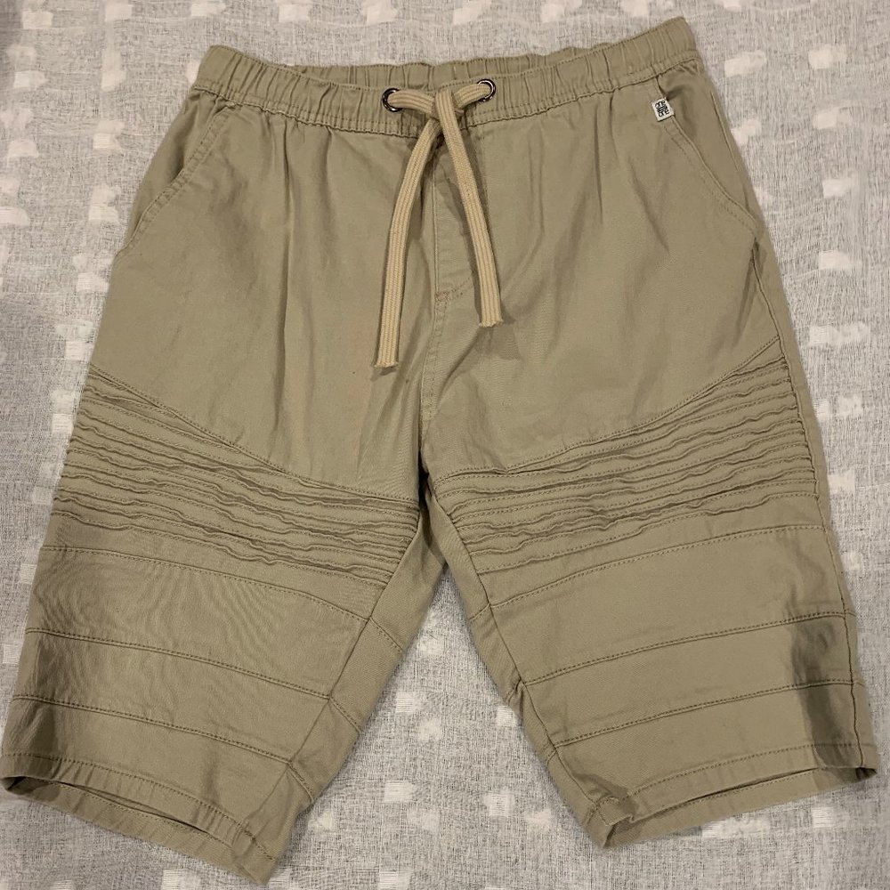 One Point One Men's Khaki Shorts